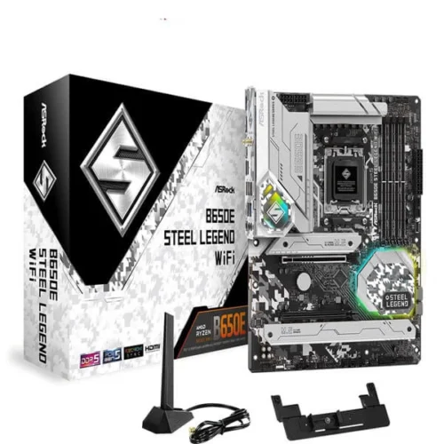 Asrock B650E Steel Legend Wifi Am5 Atx Motherboard (B650E-STEEL-LEGEND-WIFI)