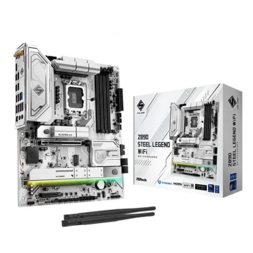 ASRock Z890 Steel Legend WiFi LGA1851 ATX Motherboard (Z890-STEEL-LEGEND-WIFI)