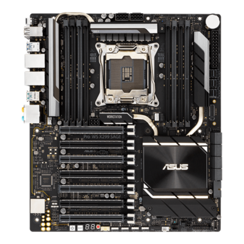 Asus Pro Ws X299 Sage Ii Intel 2066 Core Ceb Motherboard