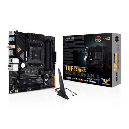 Asus Tuf Gaming B550m-Plus Wifi II Am4 Micro Atx Motherboard (Tuf-Gaming-B550m-plus-Wifi-II)