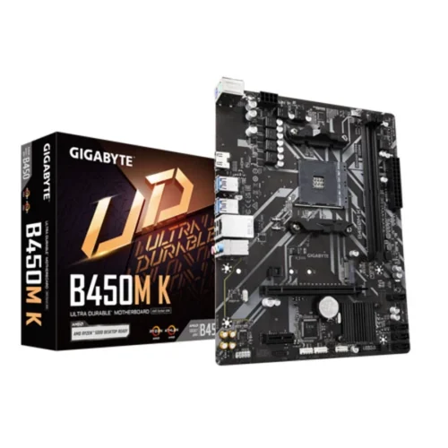 Gigabyte B450M K AM4 Micro ATX Motherboard (B450M-K)