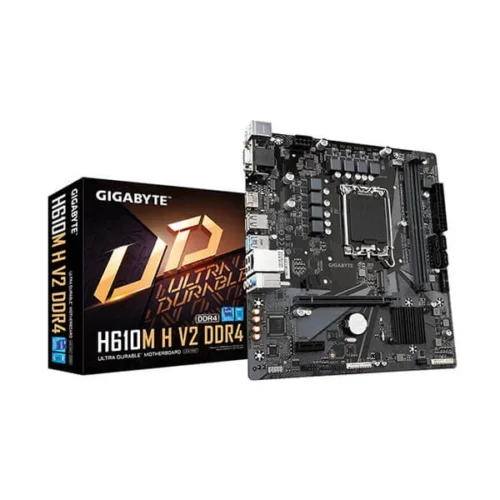 Gigabyte H610M H V2 DDR4 Lga1700 Micro Atx Motherboard (H610M-H-V2-DDR4)