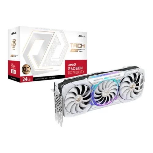 ASRock RX 7900 XTX Taichi White OC 24GB Graphics Card (RX7900XTX-TCW-24GO)