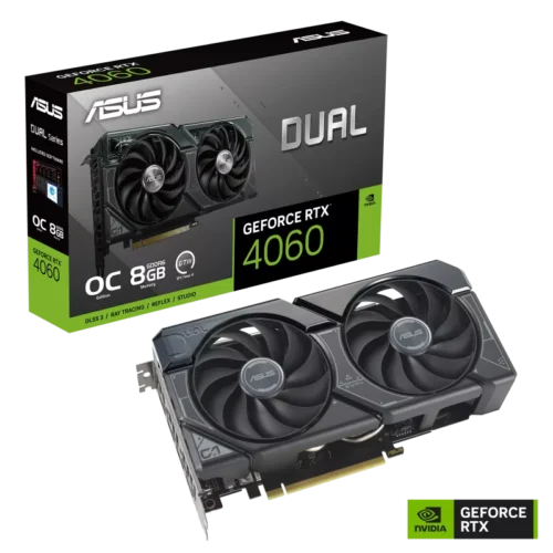 Asus Dual GeForce Rtx 4060 Oc Edition 8Gb Gddr6 Graphics Card (DUAL-RTX4060-O8G)