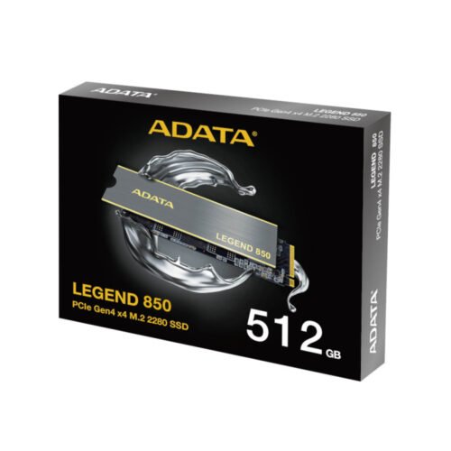 Adata Legend 850 512Gb Pcie GEN4 Nvme M.2 Internal Ssd (ALEG-850-512GCS)
