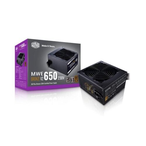 Cooler Master Mwe 650 V2 80 Plus Bronze Smps (Mpe-6501-Acabw-Bin)