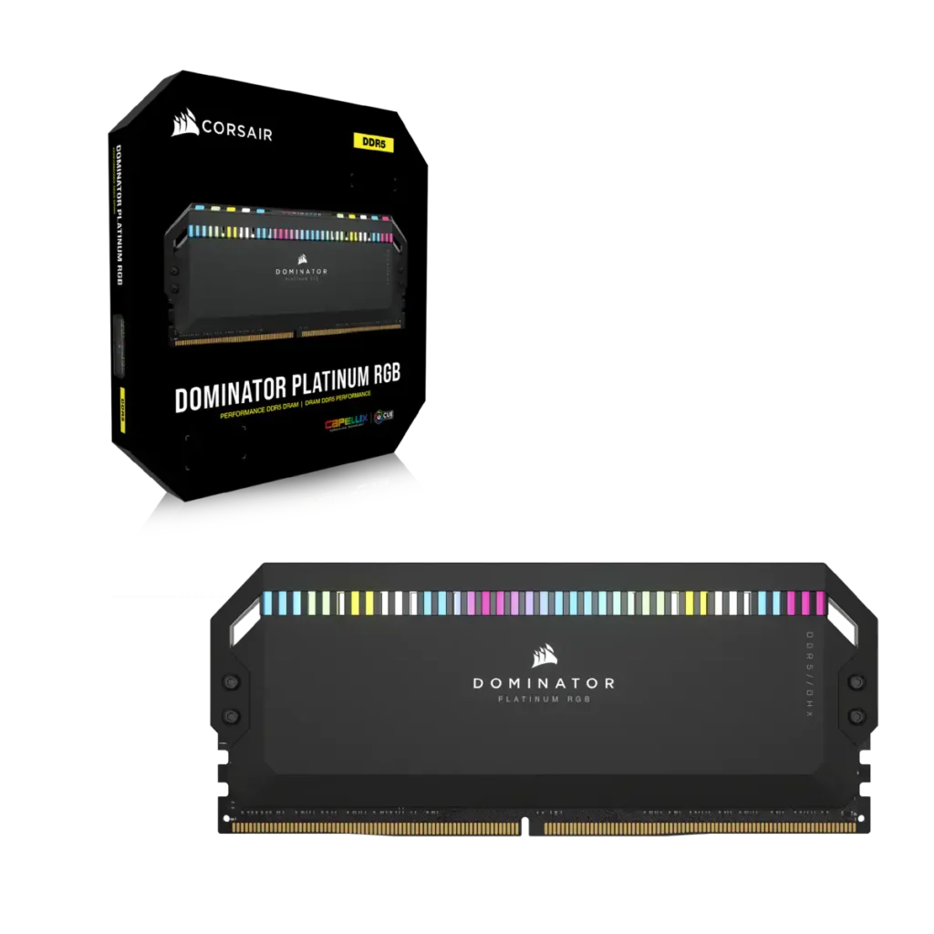 Corsair Dominator Platinum Rgb 64Gb (32Gbx2) Ddr5 Dram 5600Mhz C40 Desktop Ram (Black) (CMT64GX5M2B5600C40 - Image 3
