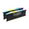 Corsair Vengeance RGB 32GB (16GBX2) DDR5 6000MHz C36 Desktop Ram Black (CMH32GX5M2E6000Z36)