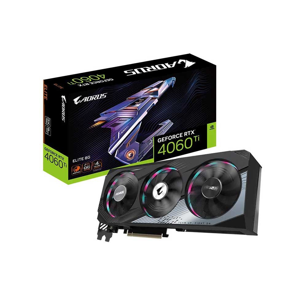 Gigabyte Aorus Rtx 4060 Ti Elite 8Gb Graphics Card (GV-N406TAORUS-E-8GD)