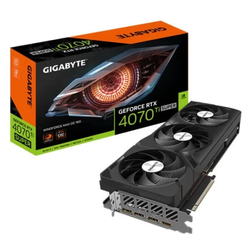 Gigabyte RTX 4070 Ti Super Windforce Max OC 16Gb Graphics Card (GV-N407TSWF3MAX-OC-16GD)