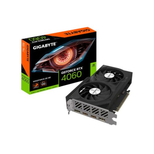 Gigabyte Rtx 4060 Windforce Oc 8Gb Gddr6 Graphics Card (GV-N4060WF2OC-8GD)