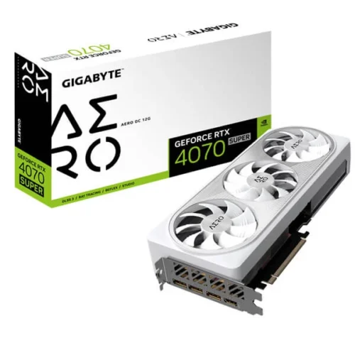 Gigabyte Rtx 4070 Super Aero Oc 12Gb Gaming Graphics Card (GV-N407SAERO-OC-12GD)