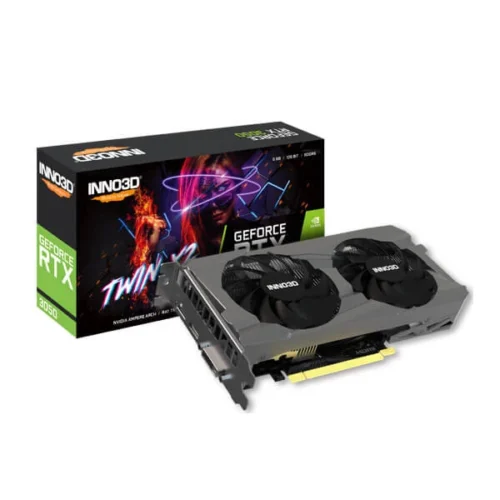 Inno3d RTX 3050 Twin X2 6GB Graphics Card (N30502-06D6-1711VA60)