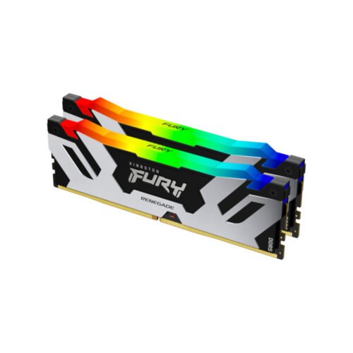 Kingston Fury Renegade Rgb 64Gb (2X32Gb) 6000Mhz Ddr5 CL32 Desktop Ram Black (KF560C32RSAK2-64)