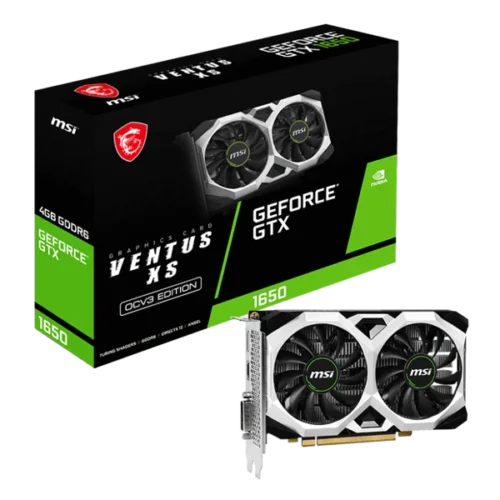 Msi Gtx 1650 D6 Ventus Xs OcV3 4Gb Graphics Card (GTX-1650-D6-VENTUS-XS-OCV3)