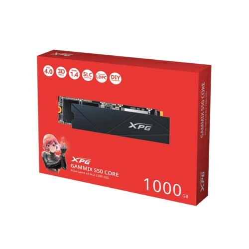 Xpg Gammix S50 Core 1000Gb Pcie Gen4x4 M.2 2280 Internal SSD
