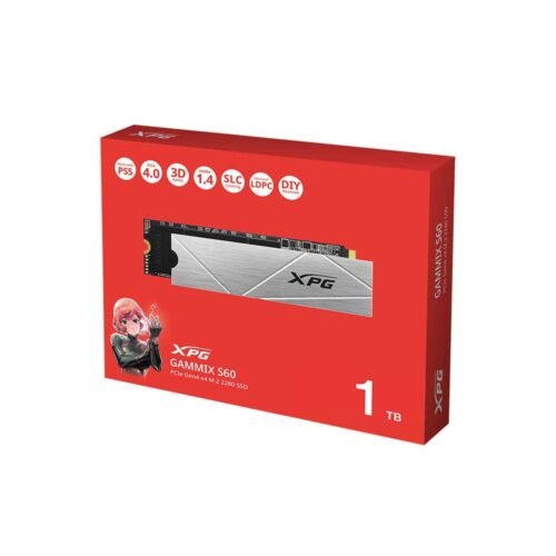 Xpg Gammix S60 1Tb PCIe Gen4 x4 M.2 2280 Internal Ssd